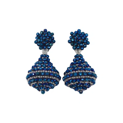 Fairchild Baldwin Women's Blue Chandelier Earrings Royal