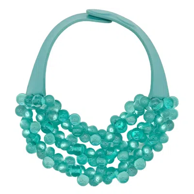 Fairchild Baldwin Women's Blue The Bubble Aqua Necklace In Green