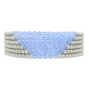 Fairchild Baldwin Women's Blue / White Eva Choker Necklace - Light Sapphire In Metallic