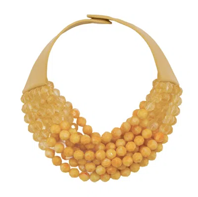 Fairchild Baldwin Women's Gradated Bella Marble Yellow Necklace