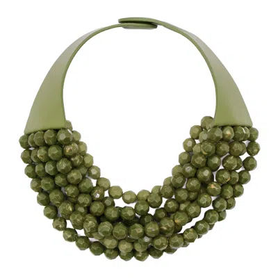 Fairchild Baldwin Women's Green Bella Vail Moss Necklace