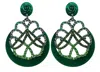 Fairchild Baldwin Women's Green / Silver Jill Earrings Holiday Green In Multi