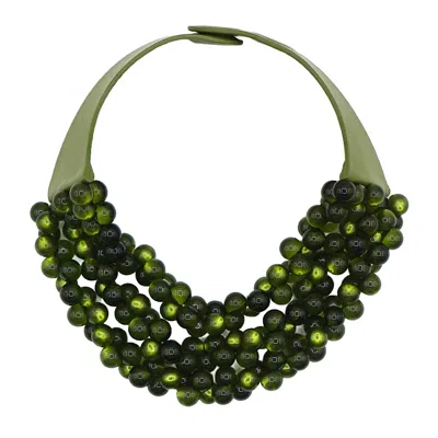 Fairchild Baldwin Women's Green The Bubble Olive Necklace