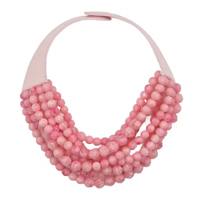 Fairchild Baldwin Women's Marbella Carnation Pink Necklace