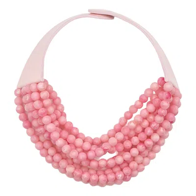 Fairchild Baldwin Women's Medium Bella Matte Carnation Pink Necklace
