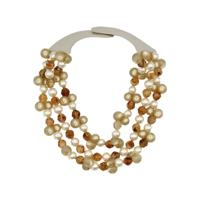 Fairchild Baldwin Women's Neutrals / Brown / Gold Gisella Tortoise Necklace