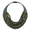 Fairchild Baldwin Women's Neutrals / Green Marbella Marble Olive Necklace In Green