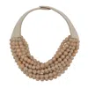 Fairchild Baldwin Women's Neutrals Marbella Earth Necklace In Gold