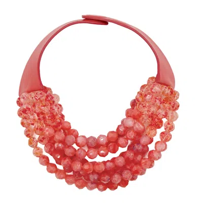 Fairchild Baldwin Women's Orange / Red Gradated Bella Ibiza Necklace