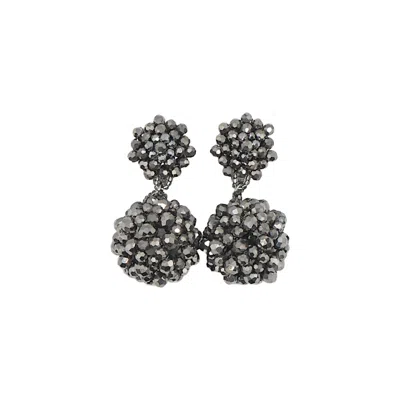 Fairchild Baldwin Women's Orb Earrings Silver