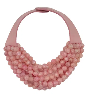 Fairchild Baldwin Women's Pink Bella Antique Rose Necklace