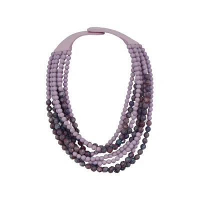 Fairchild Baldwin Women's Purple Helena Orchid Necklace