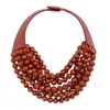 Fairchild Baldwin Women's Red Bella Metallic Rust Necklace In Red