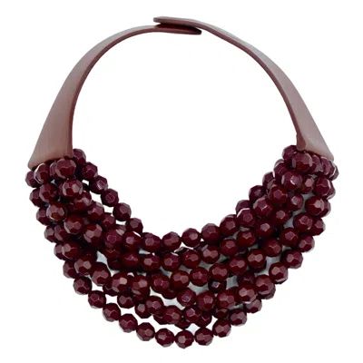Fairchild Baldwin Women's Red / Purple Bella Mulberry Necklace In Multi
