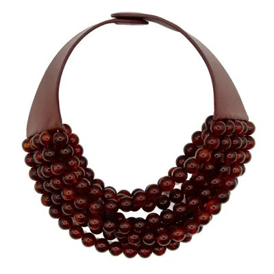 Fairchild Baldwin Women's Round Bella Venetian Red Necklace
