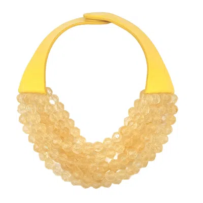 Fairchild Baldwin Women's Transparent Bella Yellow Necklace