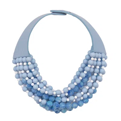Fairchild Baldwin Women's White Chelsea Cornflower Necklace