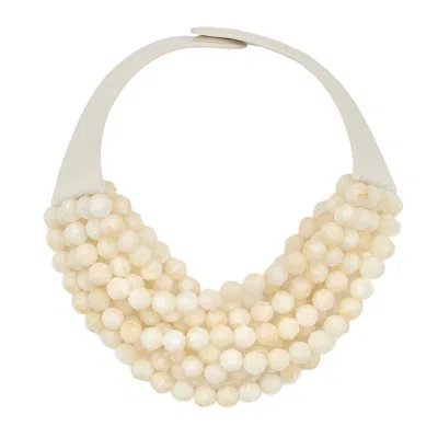 Fairchild Baldwin Women's White / Neutrals Bella Stone Champagne Necklace