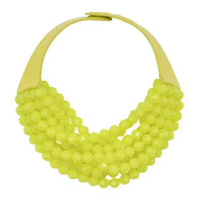 Fairchild Baldwin Women's Yellow / Green Bella Lime Necklace In Gold
