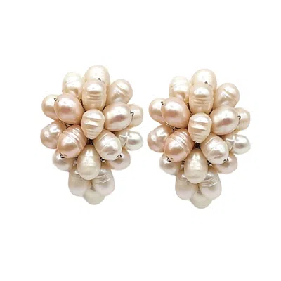 Fairchild Baldwin Women's Yellow / Neutrals / Gold Pear Earrings Crystal Champagne