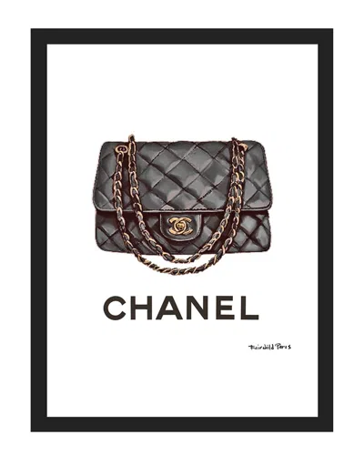 Fairchild Paris Venice Beach Collections Chanel Black Purse Framed Print Wall Art