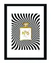 Fairchild Paris Venice Beach Collections Chanel No5 Bottle Psychedelic Framed Print Wall Art