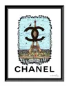 Fairchild Paris Venice Beach Collections Chanel Paris Eiffel Tower Framed Print Wall Art