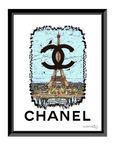 FAIRCHILD CHANEL PARIS EIFFEL TOWER FRAMED PRINT WALL ART