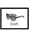 Fairchild Paris Venice Beach Collections Dior Sunglasses Framed Print Wall Art