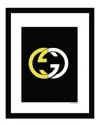 Fairchild Paris Venice Beach Collections Gucci Logo Intersect Framed Print Wall Art