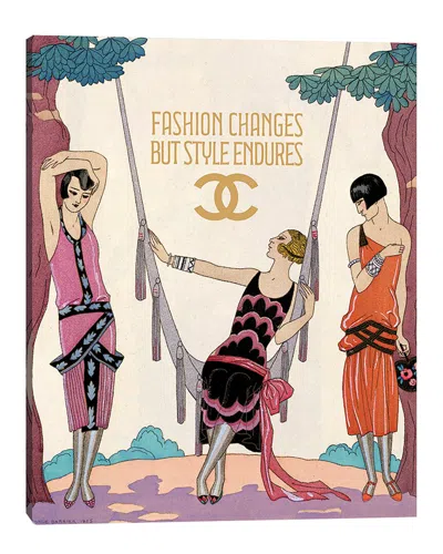 Fairchild Paris Barbier's Swinging To The Words Of Coco Chanel Wall Art