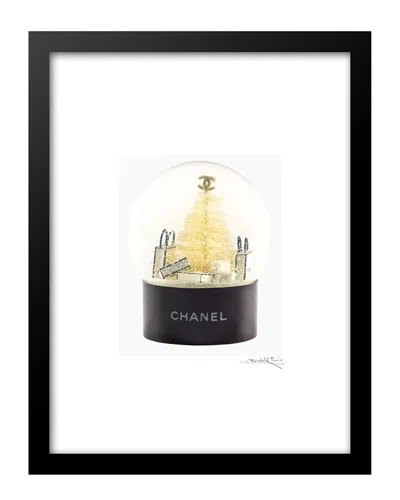 Fairchild Paris Chanel Holiday Snow Globe Wall Art