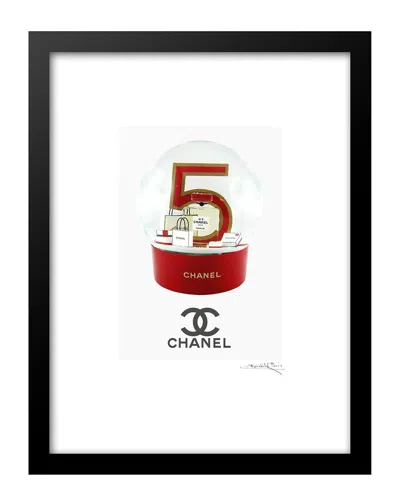 FAIRCHILD PARIS FAIRCHILD PARIS CHANEL NO5 SNOW GLOBE WALL ART