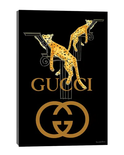 Fairchild Paris Leopards Lounge With Gucci Wall Art
