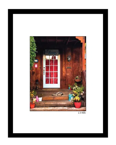 FAIRCHILD RED DOOR WALL ART BY STEVEN A. HELLER