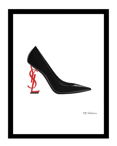 FAIRCHILD YSL PUMPS FRAMED PRINT WALL ART