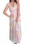 Faire Tiered Maxi Dress In Multi In Multi
