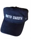 Faire Unisex North Dakota Hat In Navy In Brown