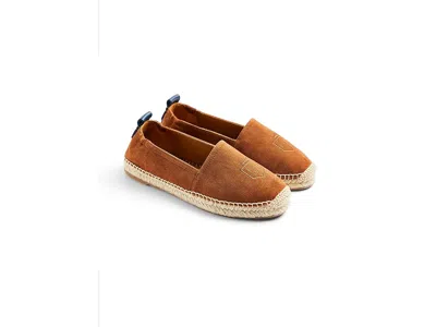 Fairfax & Favor Monaco Flat Espadrille In Brown