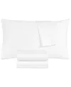 Fairfield Square Collection 1200-thread Count Triblend 4-pc. Sheet Set, King, Exclusively At Macy's In White