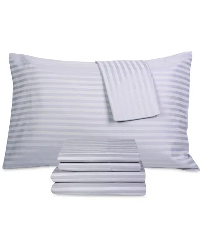 Fairfield Square Collection Brookline 1400 Thread Count 6 Pc. Sheet Set, King, Created For Macy's In Blue