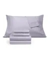 Fairfield Square Collection Brookline 1400 Thread Count 6 Pc. Sheet Set, King, Exclusively At Macy's In Purple