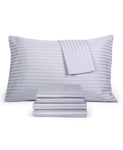 Fairfield Square Collection Brookline 1400 Thread Count Cotton 6-piece Sheet Set, Full, Exclusively At Macy's In Blue