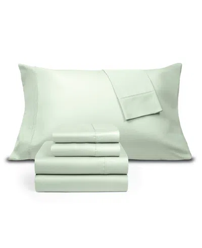 Fairfield Square Collection Brookline 1400 Thread Count Cotton 6-piece Sheet Set, Full, Exclusively At Macy's In Green