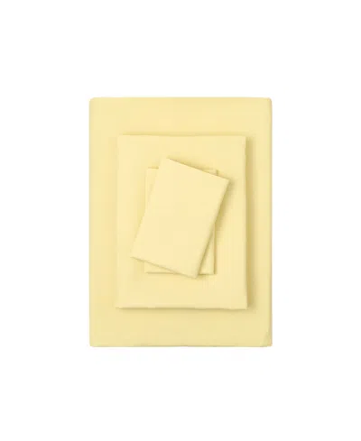 Fairfield Square Collection Microfiber Extra Deep 6-pc. Sheet Set, King Clone In Yellow