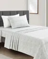 Fairfield Square Collection Microfiber Easy Care Printed 3-pc. Sheet Set, Twin In Grey