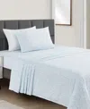Fairfield Square Collection Microfiber Easy Care Printed 3-pc. Sheet Set, Twin In Teal