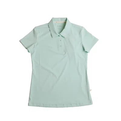 Fairmonde Women's Green Revive Polo - Pastel Turquoise