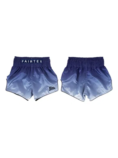 Fairtex Elasticated-waistband Muay Thai Shorts In Blue