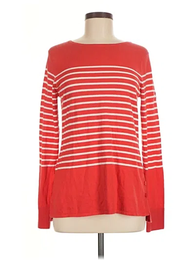 Pre-owned Fairway & Greene Pullover Sweater In Red